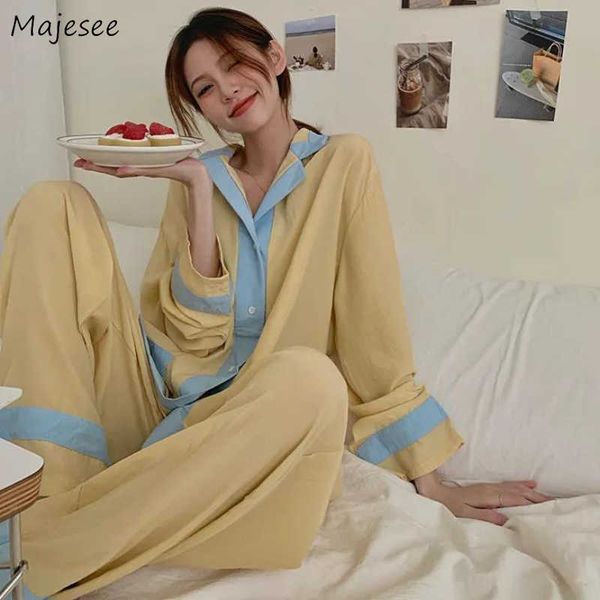 women's sleep lounge pajama set women's simple splicing work autumn large size s-3xl lounge basic gentle pajamas comfortable ins d
women's sleep lounge pajama set women's simple splicing work autumn large size s-3xl lounge basic gentle pajamas comfortable ins d