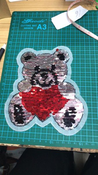 20 pcs/pack fashion sequin bear sewing patch decorative clothing accessories wholesale manufacturers, Black
20 pcs/pack fashion sequin bear sewing patch decorative clothing accessories wholesale manufacturers, Black