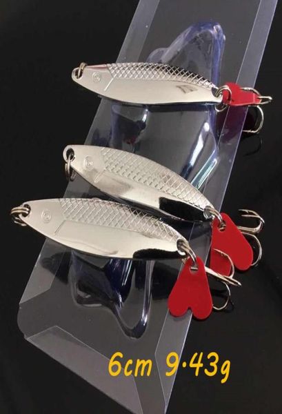 60mm 943g spoons hook metal baits lures 6 treble hooks silver fishing gear 10 pieces lot wmb11092595
60mm 943g spoons hook metal baits lures 6 treble hooks silver fishing gear 10 pieces lot wmb11092595