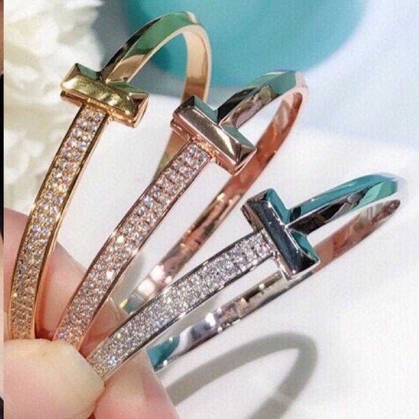 internet celebrity tiffay t1 bracelet 925 pure silver plated 18k gold set with diamonds wide version half full of rough bracelet and jewelry, Black
internet celebrity tiffay t1 bracelet 925 pure silver plated 18k gold set with diamonds wide version half full of rough bracelet and jewelry, Black