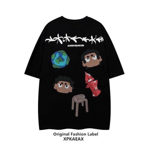 fashion stussys men's t-shirt brand 2023 summer china-chic cartoon foam printed t-shirts for men and women oversize fashion spaceman, White;black
fashion stussys men's t-shirt brand 2023 summer china-chic cartoon foam printed t-shirts for men and women oversize fashion spaceman, White;black