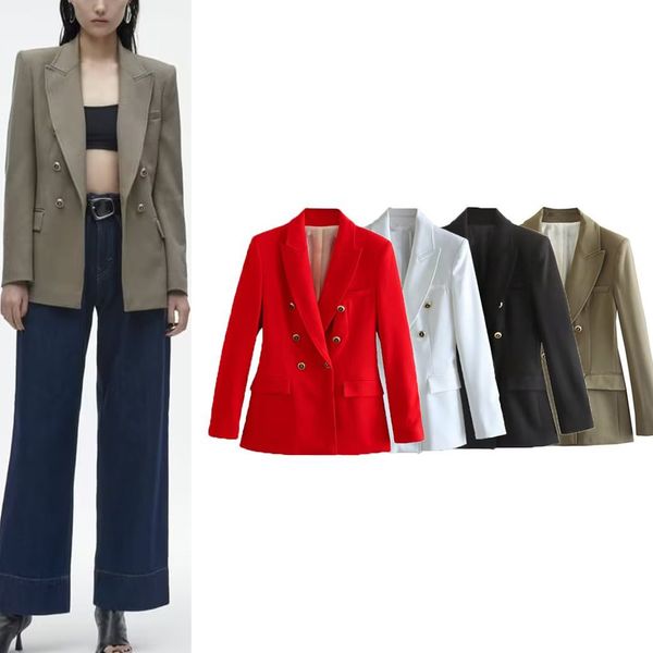 women's suits blazers pb za spring women's fashion lapel double-breasted trim temperament slim blazer 2210646600 230705, White;black
women's suits blazers pb za spring women's fashion lapel double-breasted trim temperament slim blazer 2210646600 230705, White;black
