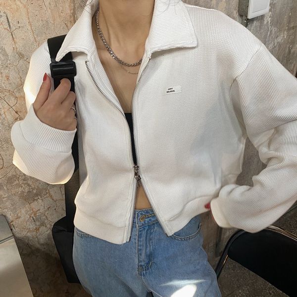 womens hoodies sweatshirts basic jacket crops zipper minimalist summer turn down collar chic sunproof harajuku allmatch slim simple ropa 230, Black
womens hoodies sweatshirts basic jacket crops zipper minimalist summer turn down collar chic sunproof harajuku allmatch slim simple ropa 230, Black