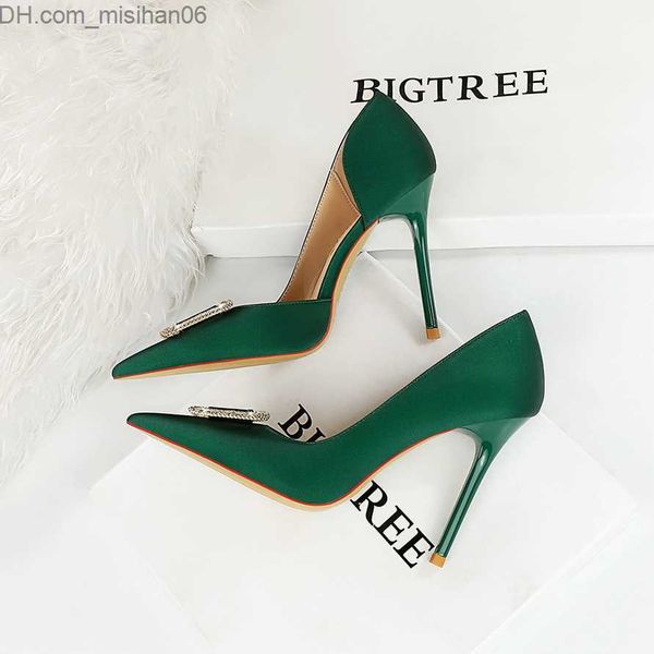 dress shoes bigtree pointed crystal button ultra thin high heel single shoe women's silk spring/autumn high heel pump wedding dress mul, Black
dress shoes bigtree pointed crystal button ultra thin high heel single shoe women's silk spring/autumn high heel pump wedding dress mul, Black