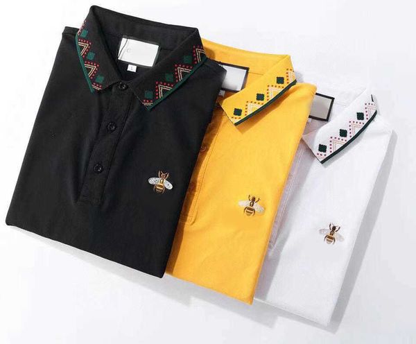 men's polos shirt summer tee designer polos shirt men floral casual classic solid cotton collar with embroidery snake bees streetwear p, White;black
men's polos shirt summer tee designer polos shirt men floral casual classic solid cotton collar with embroidery snake bees streetwear p, White;black