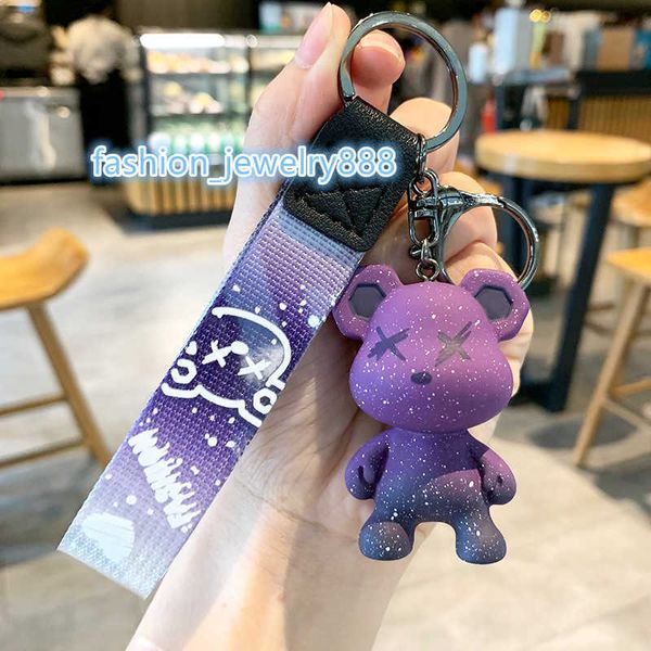 cartoon violent bear keychain accessories couple car keychain pendant bag pendant creative gift, Silver
cartoon violent bear keychain accessories couple car keychain pendant bag pendant creative gift, Silver