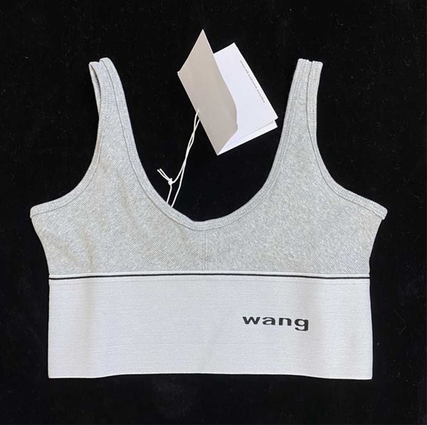 summer crop wang short women sleeveless tank solid black gray vest fashion ladies clothing thin and dry quickly, White
summer crop wang short women sleeveless tank solid black gray vest fashion ladies clothing thin and dry quickly, White