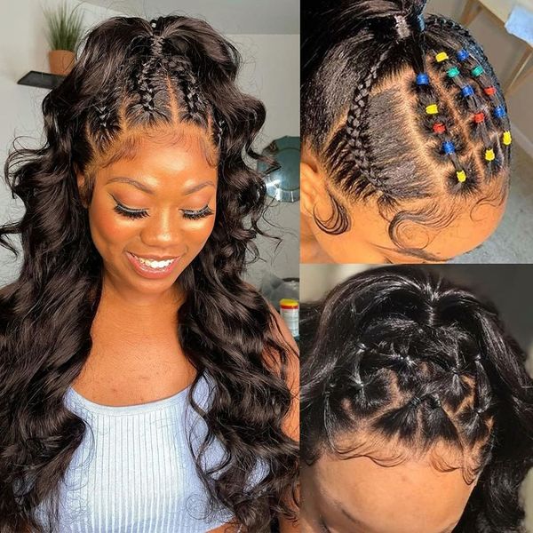 new product 13x6 human hair lace frontal wigs for women 13x4 body wave wig 28 inch hd transparent wigs, Black;brown
new product 13x6 human hair lace frontal wigs for women 13x4 body wave wig 28 inch hd transparent wigs, Black;brown
