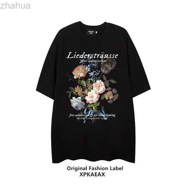 stussys original fashion brand flower american high street oversize large loose short sleeve lazy couple t-shirt, White;black
stussys original fashion brand flower american high street oversize large loose short sleeve lazy couple t-shirt, White;black