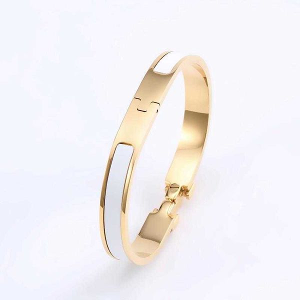 designer hemrres bracelet h aijia enamel letter narrow version 8mm rose gold couple simple handpiece titanium steel 1 2ksr, Black
designer hemrres bracelet h aijia enamel letter narrow version 8mm rose gold couple simple handpiece titanium steel 1 2ksr, Black