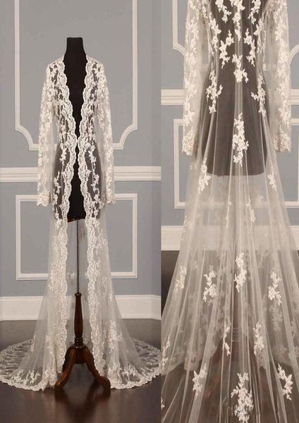 2019 new design lace bridal jackets coat for wedding dress long sleeve see through lace floor length bride capes wraps custom size9586059, White
2019 new design lace bridal jackets coat for wedding dress long sleeve see through lace floor length bride capes wraps custom size9586059, White