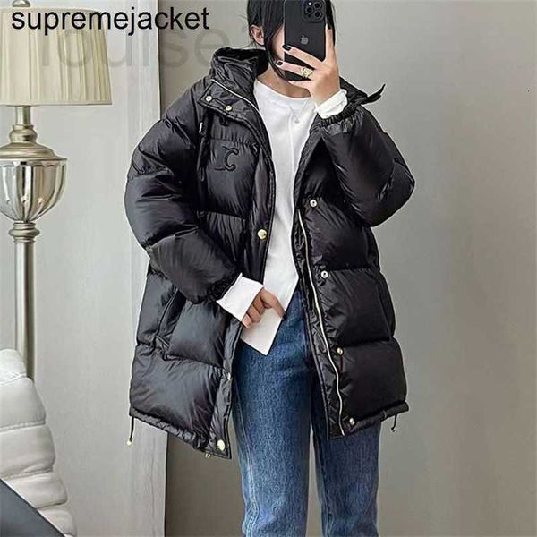 women's jackets designer fashion brand jacket autumn and winter new ce down brands embroidery medium long high-grade bright hooded coat, Black;brown
women's jackets designer fashion brand jacket autumn and winter new ce down brands embroidery medium long high-grade bright hooded coat, Black;brown