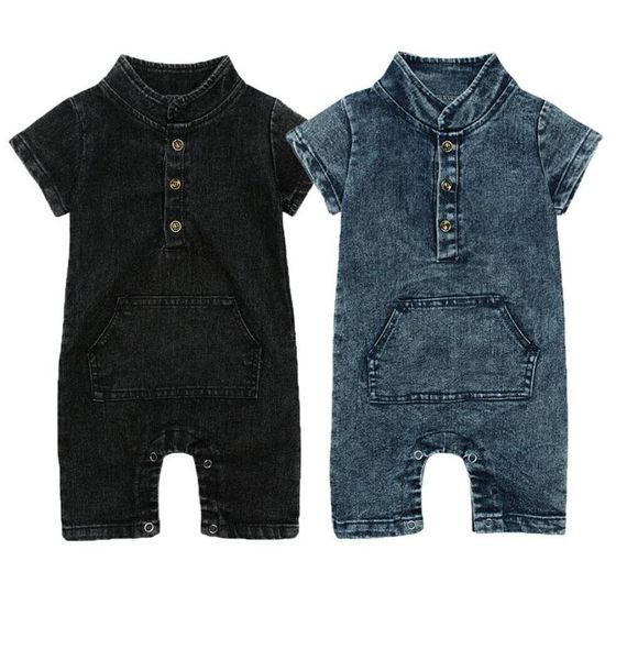 summer new baby boys cute denim buttons romper infants toddler one piece jumpsuit outfits clothes5267670, Blue
summer new baby boys cute denim buttons romper infants toddler one piece jumpsuit outfits clothes5267670, Blue