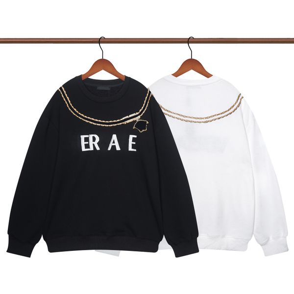 brand european and american designer men's sweater shirt clothing hatless ver autumn and winter new chain printing letter high density, Black
brand european and american designer men's sweater shirt clothing hatless ver autumn and winter new chain printing letter high density, Black