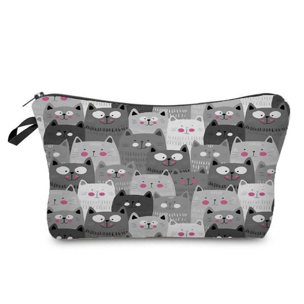 2022 creative small portable storage bag multifunctional pencil bag set cute cat group printing makeup bag
2022 creative small portable storage bag multifunctional pencil bag set cute cat group printing makeup bag