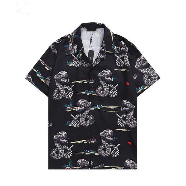 mens fashion floral hawaiian shirts short sleeve button down bowling beach casual summer dress shirt -3xl 5twx x4r3, White;black
