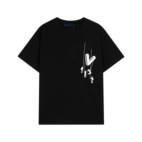 23sss mens t shirt designer shirt men tees fashion pure cotton short sleeved casual vacation outing letter printing couple matching clothing, White;black
23sss mens t shirt designer shirt men tees fashion pure cotton short sleeved casual vacation outing letter printing couple matching clothing, White;black