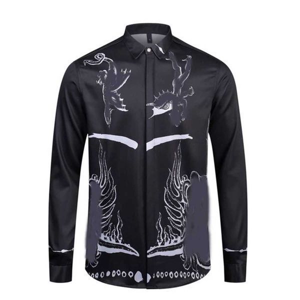 2021 fashion designer slim shirt for men 3d medusas black gold floral print men's dress long sleeve business casual k7pm lb2m, White;black
2021 fashion designer slim shirt for men 3d medusas black gold floral print men's dress long sleeve business casual k7pm lb2m, White;black
