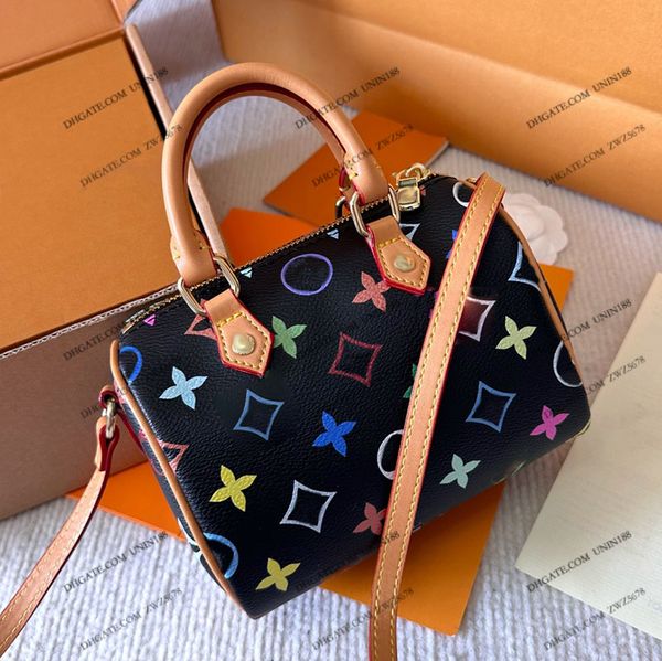 23ss womens luxurys designers speedy nona tote bag denim tricolor flowers pillow shoulder strap crossbody women handbag with original metal
23ss womens luxurys designers speedy nona tote bag denim tricolor flowers pillow shoulder strap crossbody women handbag with original metal
