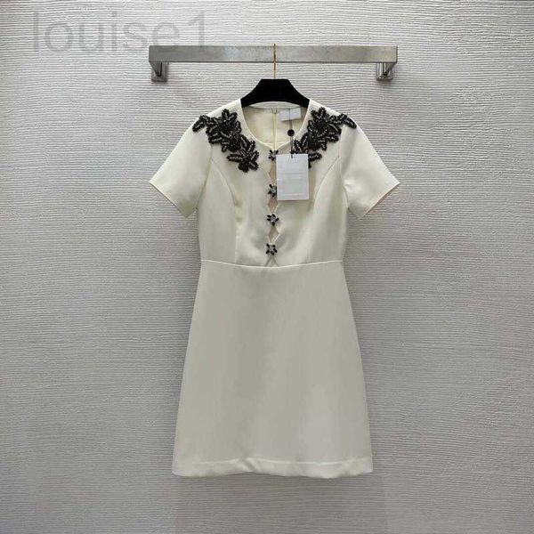 basic & casual dresses designer 23ss summer dresses women dress clothes heavy industry handmade beaded slim round neck short sleeve dress wo, Black;gray
basic & casual dresses designer 23ss summer dresses women dress clothes heavy industry handmade beaded slim round neck short sleeve dress wo, Black;gray