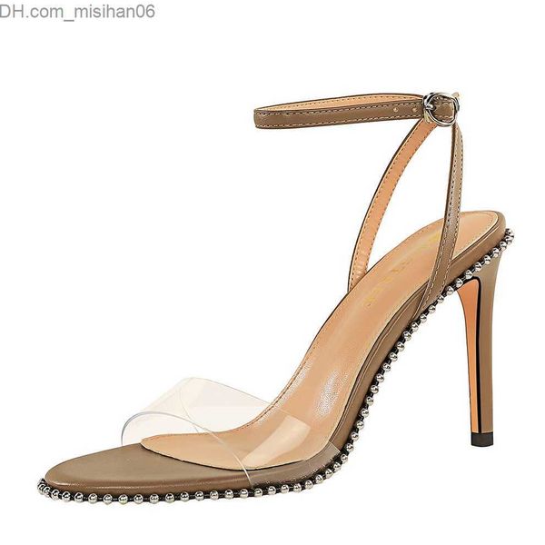 dress shoes bigtree shoes transparent open high heels women's pumps metal rivets thin high heels sandals women's summer shoes larg, Black
dress shoes bigtree shoes transparent open high heels women's pumps metal rivets thin high heels sandals women's summer shoes larg, Black