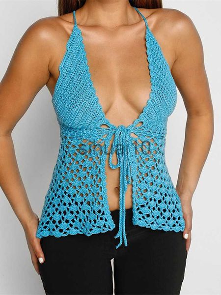 diy tanks camis y2k hollow out knitted tank women solid color v neck tie up split vest summer club beach crop female j230706, Black
diy tanks camis y2k hollow out knitted tank women solid color v neck tie up split vest summer club beach crop female j230706, Black