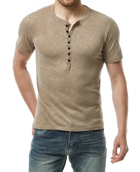 2023 summer new european size men's trend henry casual fashion basic short sleeve cotton lightweight t-shirt, White;black
2023 summer new european size men's trend henry casual fashion basic short sleeve cotton lightweight t-shirt, White;black