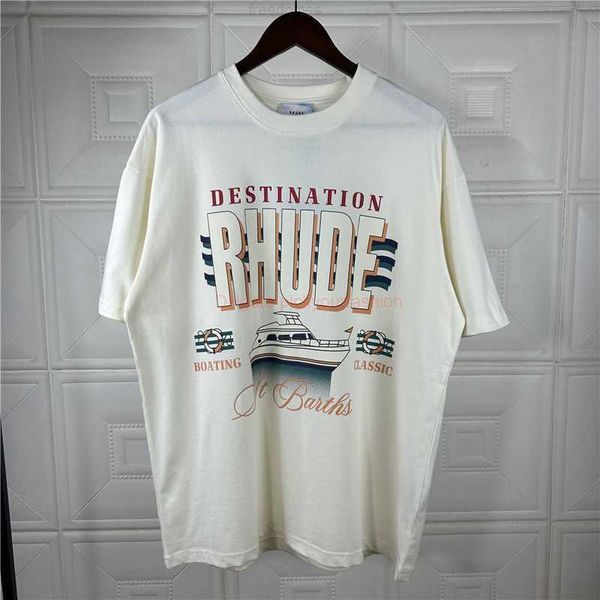 designer fashion clothing tees tshirt rhude niche american summer vacation style yacht letter print short sleeved mens hiphop loose trend co, White;black
designer fashion clothing tees tshirt rhude niche american summer vacation style yacht letter print short sleeved mens hiphop loose trend co, White;black