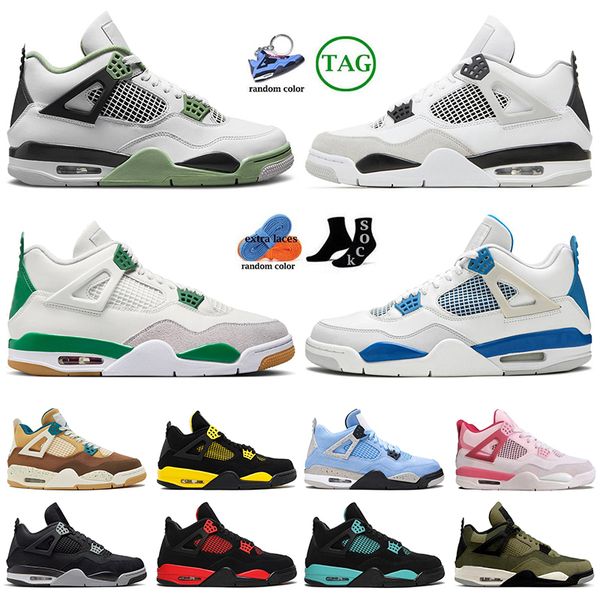 2023 men women 4s basketball shoes 4 designer og military black cat 4s pine green cacao wow pink thunder jordens seafoam sneakers sports 36-
2023 men women 4s basketball shoes 4 designer og military black cat 4s pine green cacao wow pink thunder jordens seafoam sneakers sports 36-
