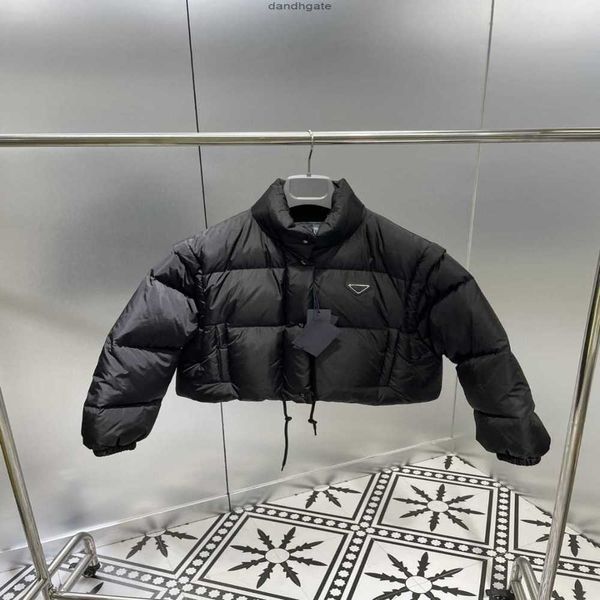 women's down jackets designer bread jacket autumn winter sleeves removable for vest 3 colors 1dii, Black
women's down jackets designer bread jacket autumn winter sleeves removable for vest 3 colors 1dii, Black