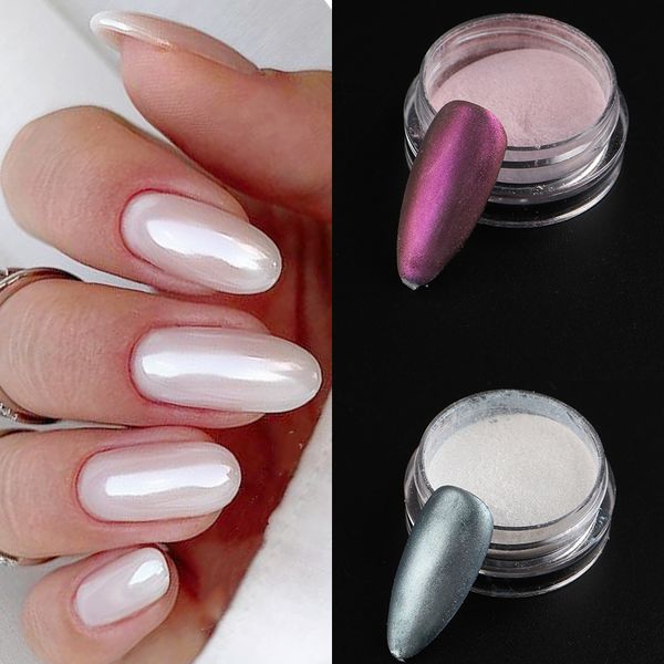 nail glitter 1 box aurora nail fairy powder pigment pearl white rubbing on nail art glitter dust chrome manicure holographic decorations 230, Silver;gold
nail glitter 1 box aurora nail fairy powder pigment pearl white rubbing on nail art glitter dust chrome manicure holographic decorations 230, Silver;gold