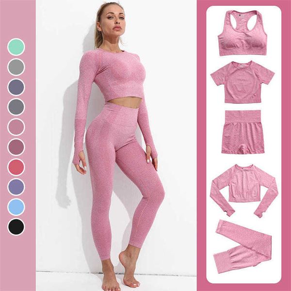 new yoga suit long sleeve seamless tight fitness pants tank elastic sports yoga suit women's set, White;red
new yoga suit long sleeve seamless tight fitness pants tank elastic sports yoga suit women's set, White;red