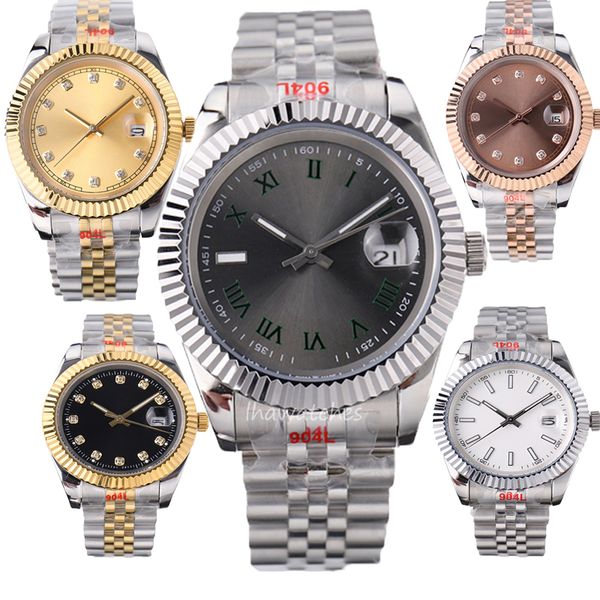 mens automatic mechanical watch 36 41mm 904l stainless steel watches womens 28 31mm super luminous sapphire waterproof wristwatch montre de, Slivery;brown
mens automatic mechanical watch 36 41mm 904l stainless steel watches womens 28 31mm super luminous sapphire waterproof wristwatch montre de, Slivery;brown