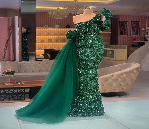 dark green mermaid evening dresses sparkling one shoulder luxury sequins velvet floor length prom dress pageant gown custom made b4249825, Black
dark green mermaid evening dresses sparkling one shoulder luxury sequins velvet floor length prom dress pageant gown custom made b4249825, Black