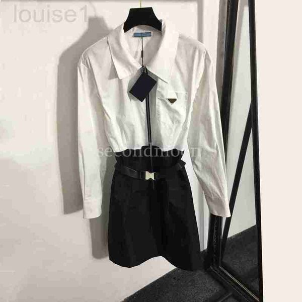 basic & casual dresses designer women long sleeve dress triangle badge designer fashion patchwork spring summer clothing b2xu, Black;gray
basic & casual dresses designer women long sleeve dress triangle badge designer fashion patchwork spring summer clothing b2xu, Black;gray