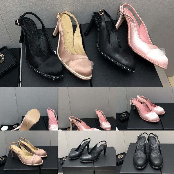 women's classics designer sandals c plaid quilted double genuine leather shoes summer real silk satin shallow stiletto 8.5cm high heel, Black
women's classics designer sandals c plaid quilted double genuine leather shoes summer real silk satin shallow stiletto 8.5cm high heel, Black