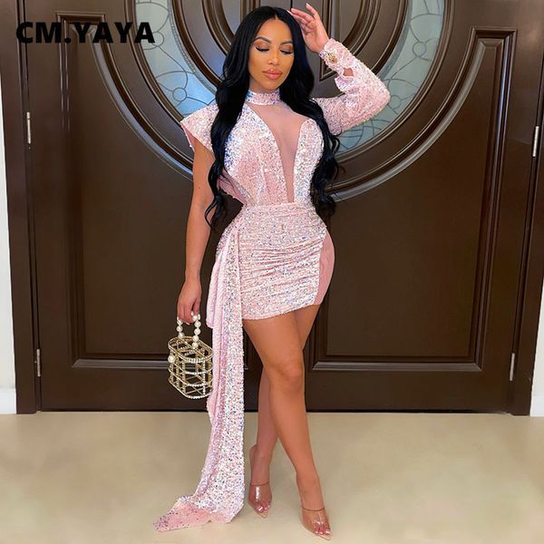 basic casual dresses cm yaya women mesh see though patchwork one long sleeve sequined ruffles side bodycon dress night party clubwear 230705, Black;gray
basic casual dresses cm yaya women mesh see though patchwork one long sleeve sequined ruffles side bodycon dress night party clubwear 230705, Black;gray