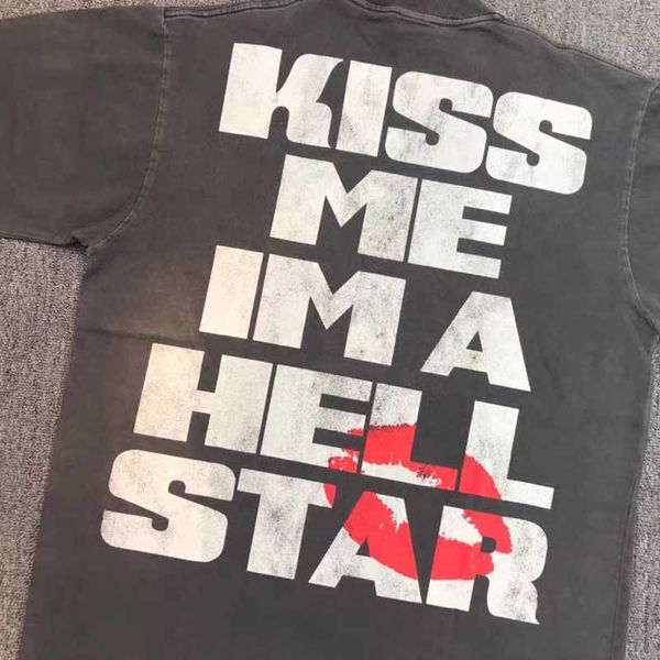 men's t-shirts white hellstar t-shirt devil letter print high street retro casual loose cotton breathable tee men women t230712, White;black
men's t-shirts white hellstar t-shirt devil letter print high street retro casual loose cotton breathable tee men women t230712, White;black