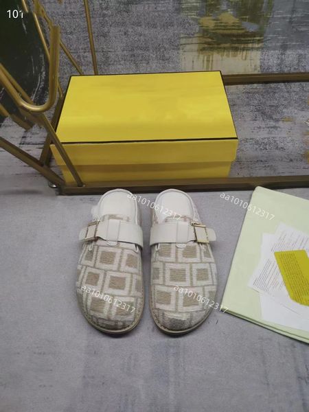 2023 designer slipper double strap slipper new luxury decoration f jacquard fabric light brown leather 35-45 yellow shoe box, Black
2023 designer slipper double strap slipper new luxury decoration f jacquard fabric light brown leather 35-45 yellow shoe box, Black