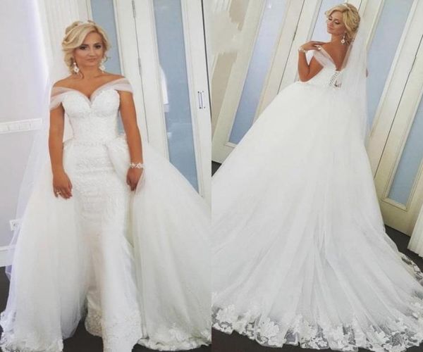 new arrival with detachable skirt wedding dresses mermaid laceup back garden bride bridal gowns custom made plus siz2539469, White
new arrival with detachable skirt wedding dresses mermaid laceup back garden bride bridal gowns custom made plus siz2539469, White
