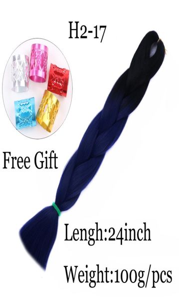 1pc ombre two tone blackmind night blue 24inch 100gpc hair extensions braiding hair synthetic jumbo braid hair7738684, Black
1pc ombre two tone blackmind night blue 24inch 100gpc hair extensions braiding hair synthetic jumbo braid hair7738684, Black