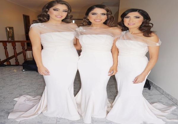 2017 new african beige bridesmaid dresses one shoulder mermaid wedding guest wear plus size long maid of honor gowns with tulle wr2709548, White;pink
2017 new african beige bridesmaid dresses one shoulder mermaid wedding guest wear plus size long maid of honor gowns with tulle wr2709548, White;pink
