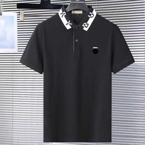 fabric shirt burberies smooth burbreries high summer men's polo designer luxury t-shirt tech cotton tees lapel breathable business embr, White;black
fabric shirt burberies smooth burbreries high summer men's polo designer luxury t-shirt tech cotton tees lapel breathable business embr, White;black