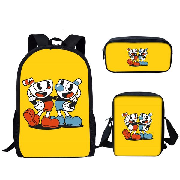 backpacks cuphead mugman cartoon bag for teeneger classic character childs crossbody brand design personalized boy 3 pcsset gift 230705
backpacks cuphead mugman cartoon bag for teeneger classic character childs crossbody brand design personalized boy 3 pcsset gift 230705