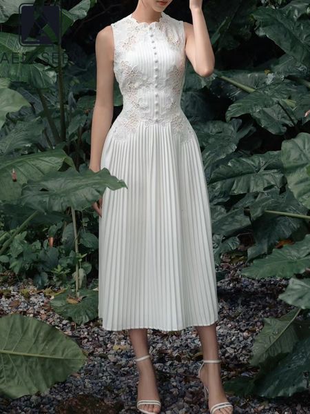basic casual dresses aeleseen women spring summer white dress runway fashion sleeveless flower embroidery button elegant long party vacation, Black;gray
basic casual dresses aeleseen women spring summer white dress runway fashion sleeveless flower embroidery button elegant long party vacation, Black;gray