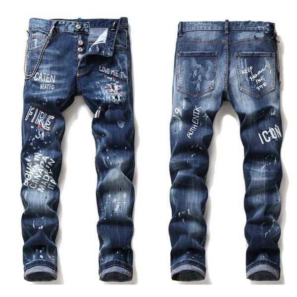 men more badge slim fit jeans straight leg washed fashion designer sreetwear painted biker men's denim pants trousers big size 896 39s8, Black
men more badge slim fit jeans straight leg washed fashion designer sreetwear painted biker men's denim pants trousers big size 896 39s8, Black