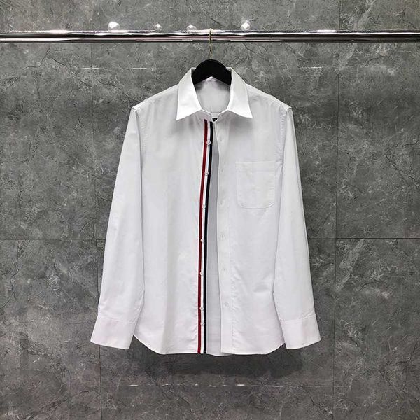 tb thom men's shirt spring autunm fashion brand men's clothing collar stripe casual cotton oxford shirt harajuku casual tb shirt, White;black
tb thom men's shirt spring autunm fashion brand men's clothing collar stripe casual cotton oxford shirt harajuku casual tb shirt, White;black