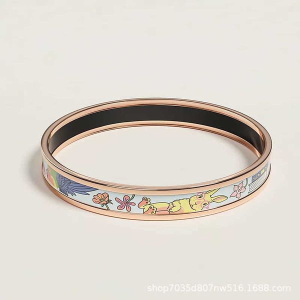 designer hemrres bracelet new h home rabbit enamel colorful men and women's couple fashion personalized versatile hocx, Black
designer hemrres bracelet new h home rabbit enamel colorful men and women's couple fashion personalized versatile hocx, Black