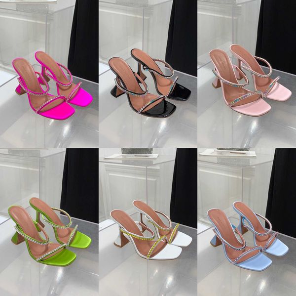 amina muaddi crystal embellished strap sandals 95mm heels heel for slipper mules shoes women summer luxury designer shoes sandal banquet dre, Black
amina muaddi crystal embellished strap sandals 95mm heels heel for slipper mules shoes women summer luxury designer shoes sandal banquet dre, Black