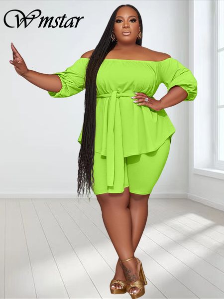 women's plus size pants wmstar two piece set matching shorts loose with bandages summer wholesale direct 2023 230705, Black
women's plus size pants wmstar two piece set matching shorts loose with bandages summer wholesale direct 2023 230705, Black